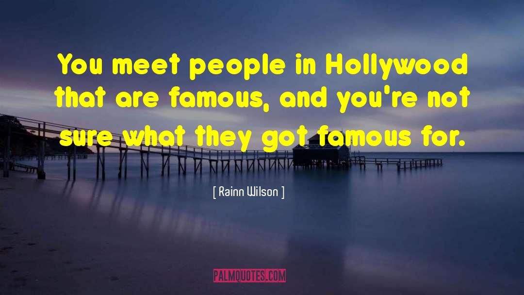 Famous Entertainer quotes by Rainn Wilson