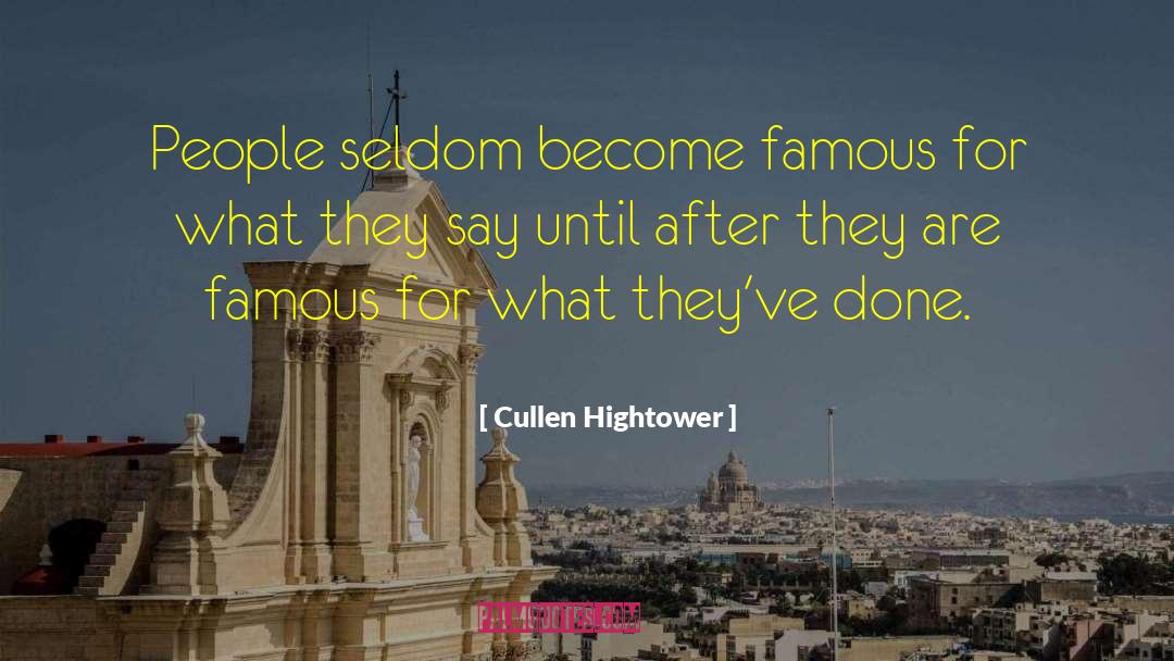 Famous Entertainer quotes by Cullen Hightower