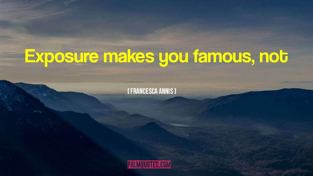 Famous Hardship quotes by Francesca Annis
