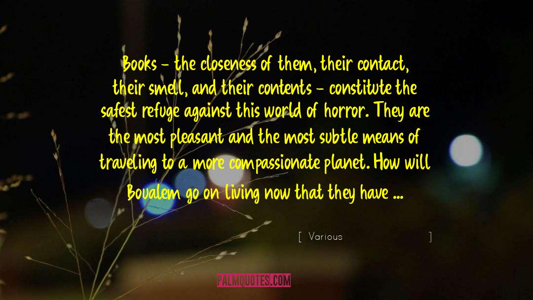 Famous Horror Books quotes by Various