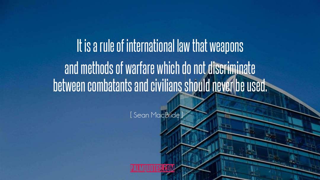 Famous International Law quotes by Sean MacBride