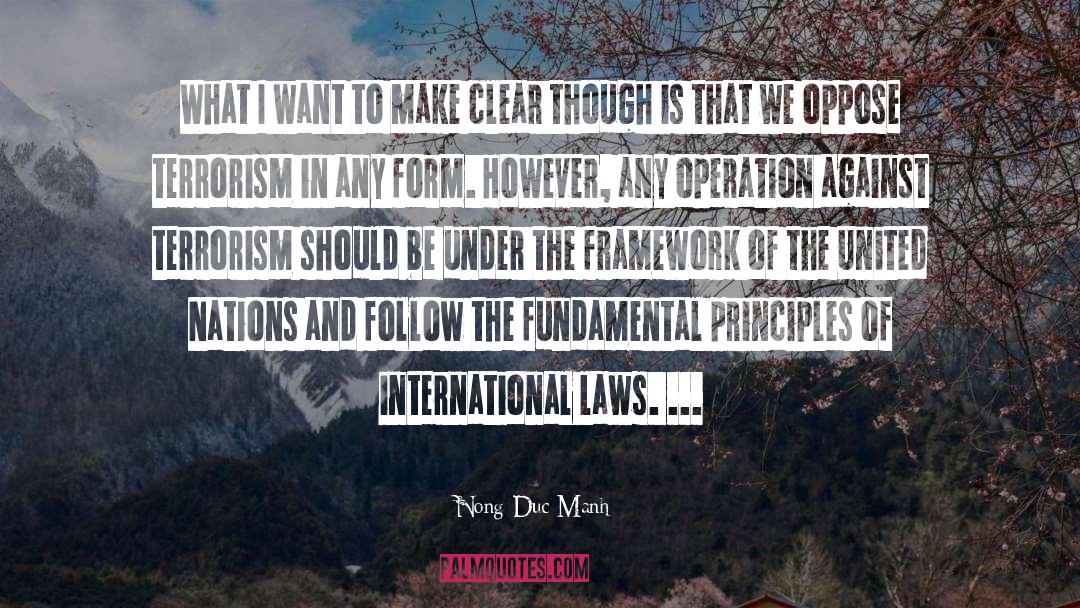 Famous International Law quotes by Nong Duc Manh