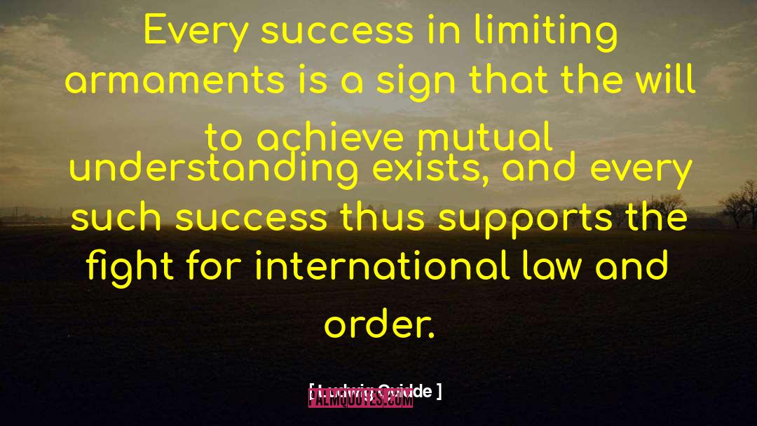 Famous International Law quotes by Ludwig Quidde
