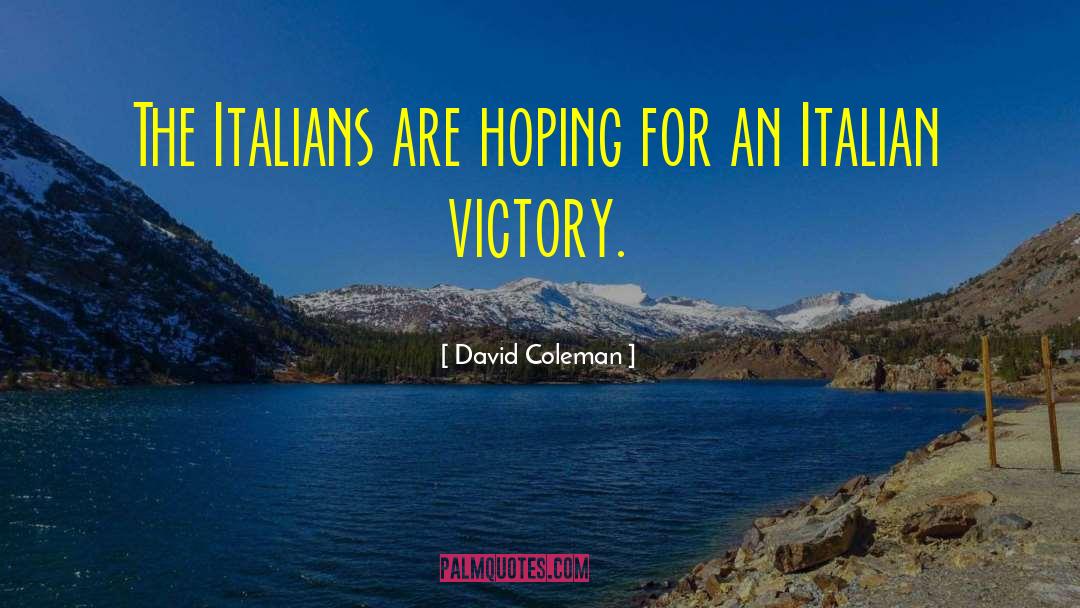 Famous Italian Food quotes by David Coleman