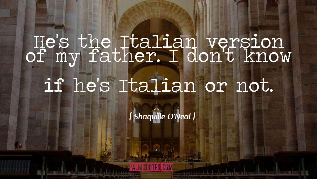 Famous Italian Food quotes by Shaquille O'Neal