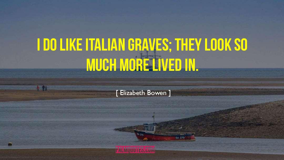 Famous Italian Food quotes by Elizabeth Bowen