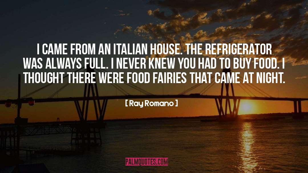 Famous Italian Food quotes by Ray Romano