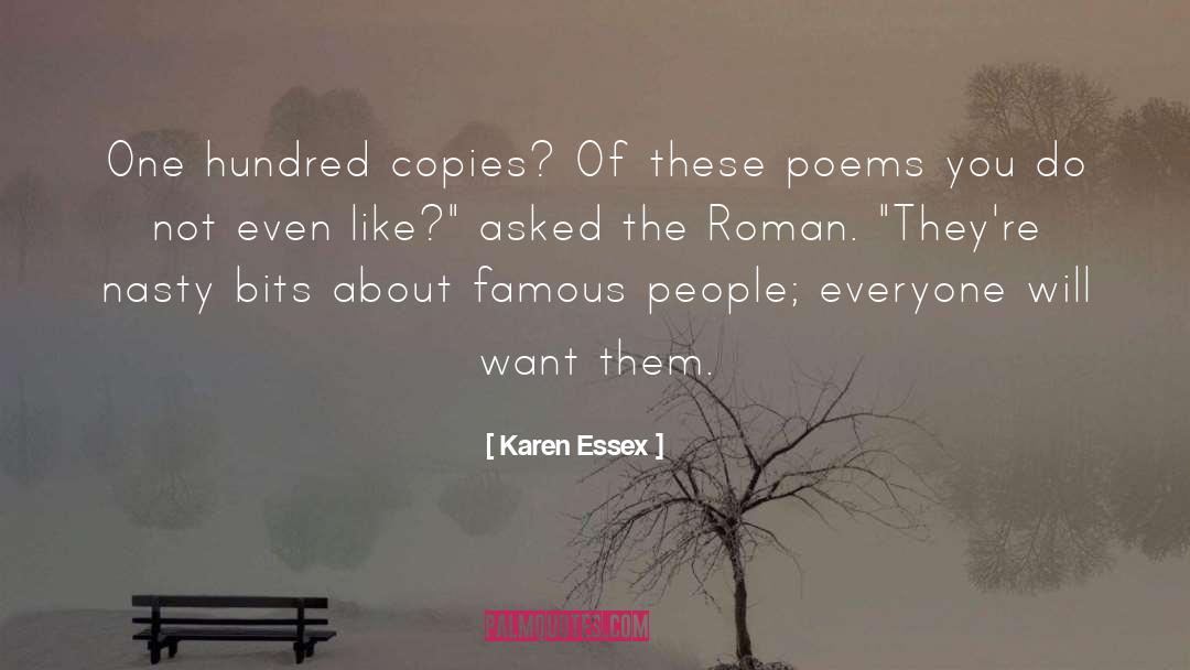 Famous People quotes by Karen Essex