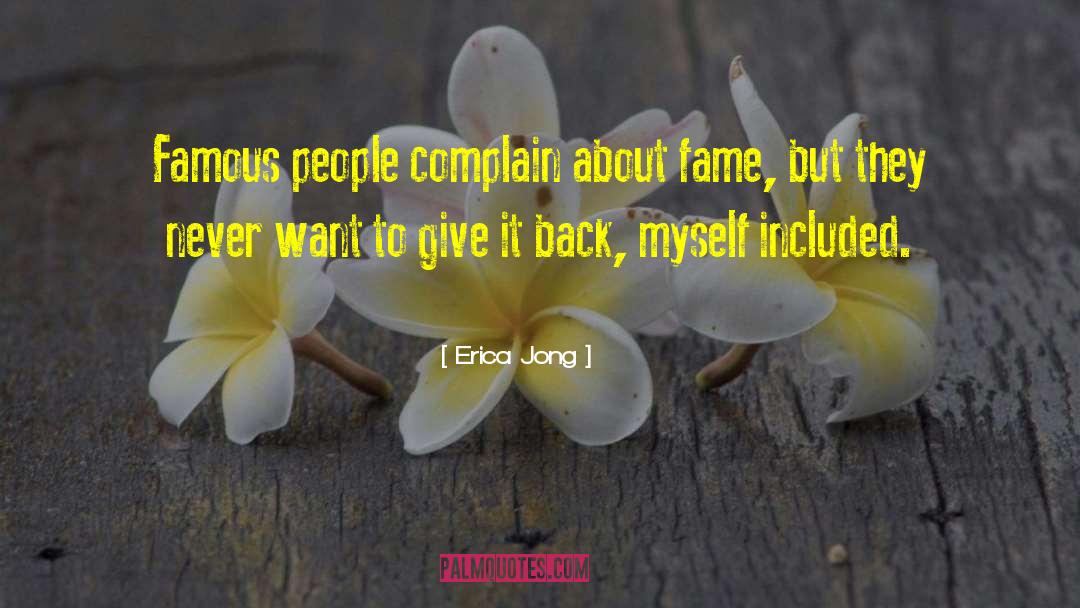 Famous People quotes by Erica Jong