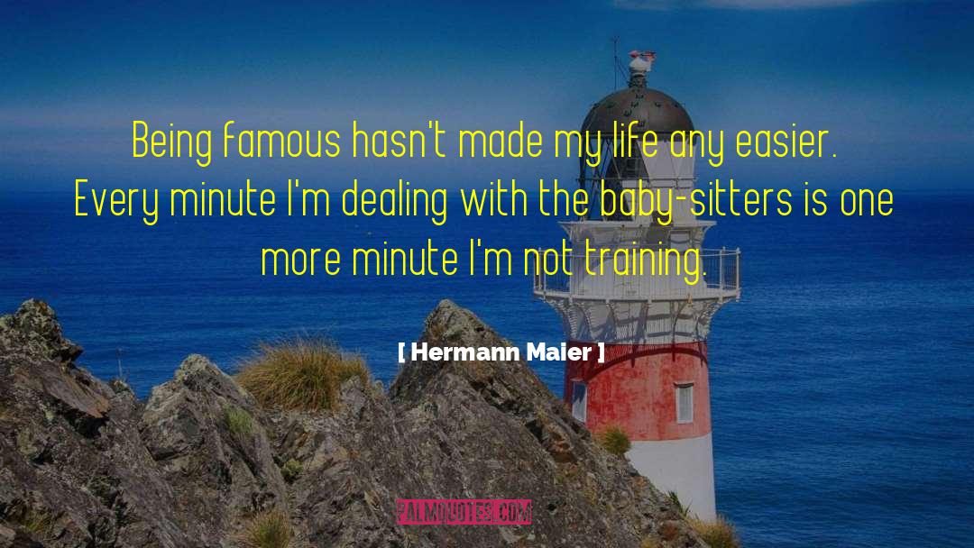 Famous Playwright quotes by Hermann Maier