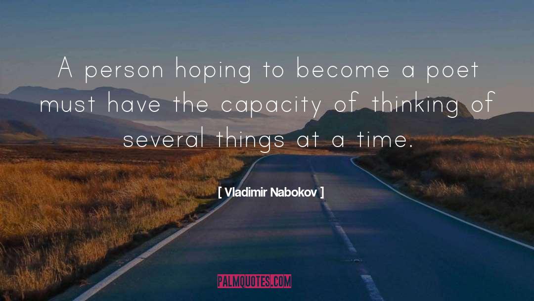 Famous Poet quotes by Vladimir Nabokov