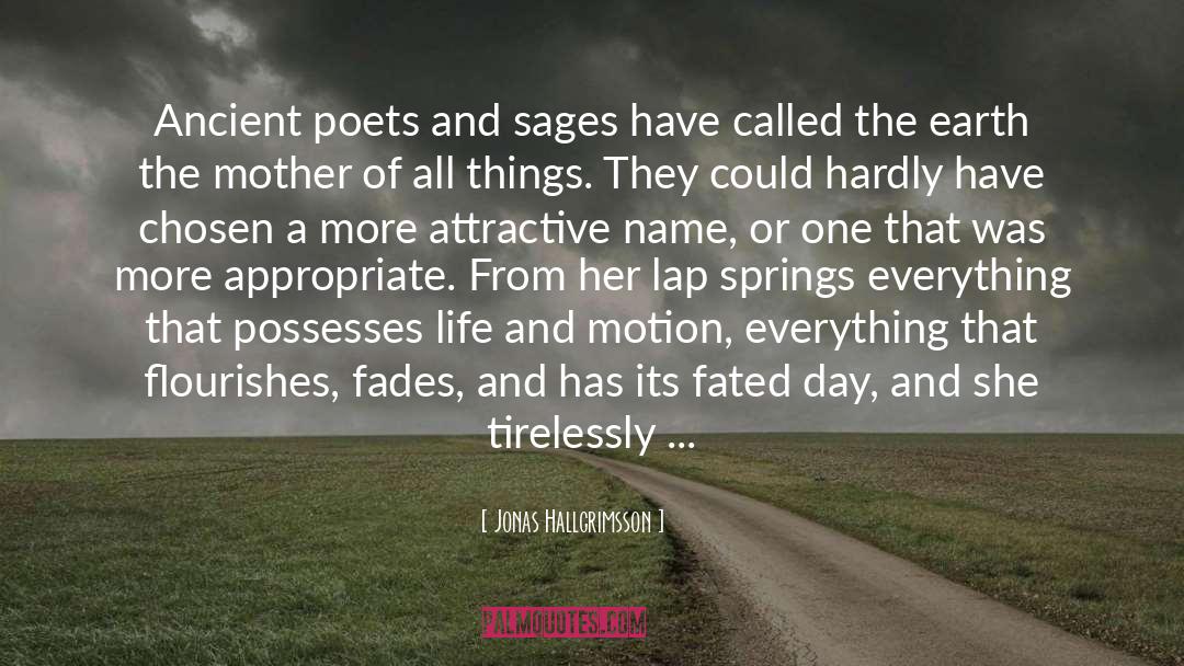 Famous Poets quotes by Jonas Hallgrimsson
