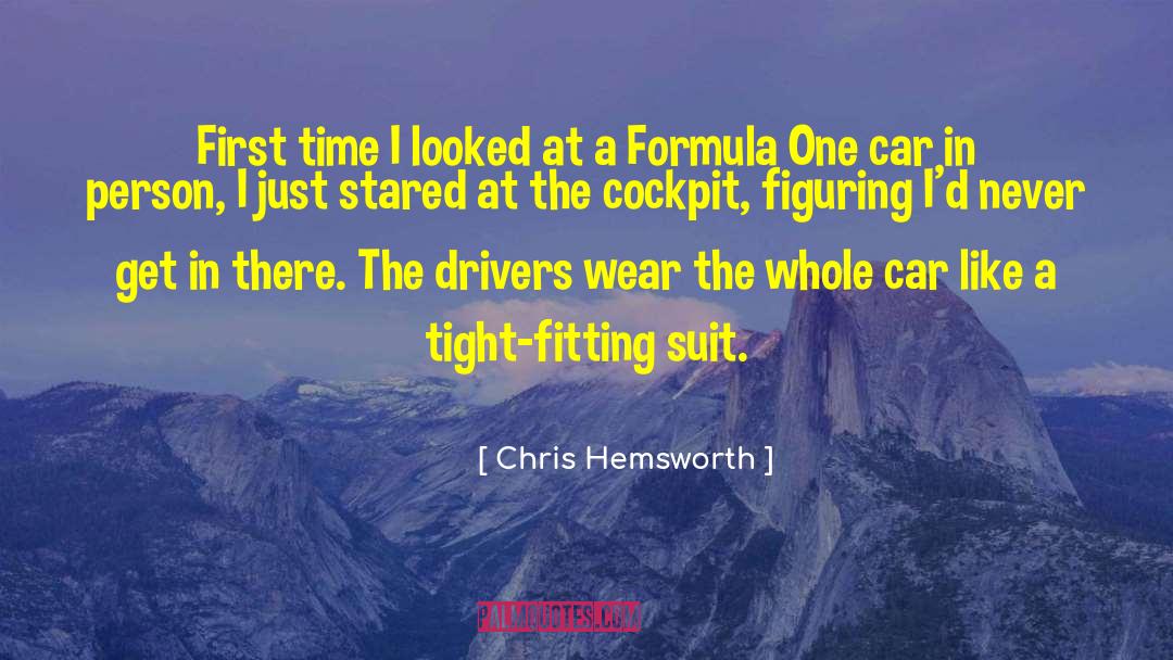 Famous Race Car Drivers quotes by Chris Hemsworth