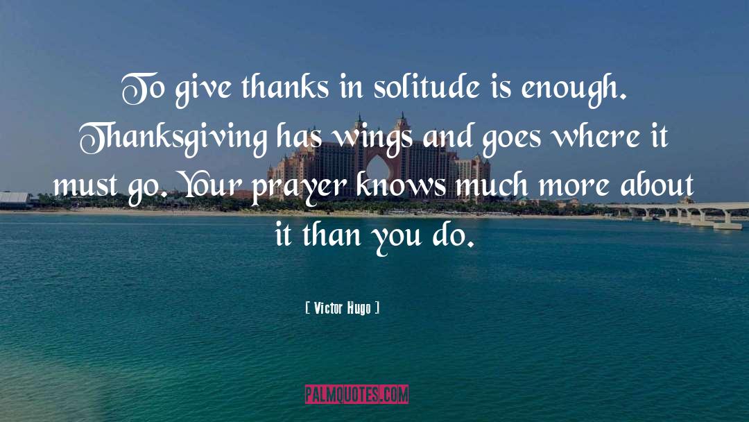 Famous Thanksgiving quotes by Victor Hugo
