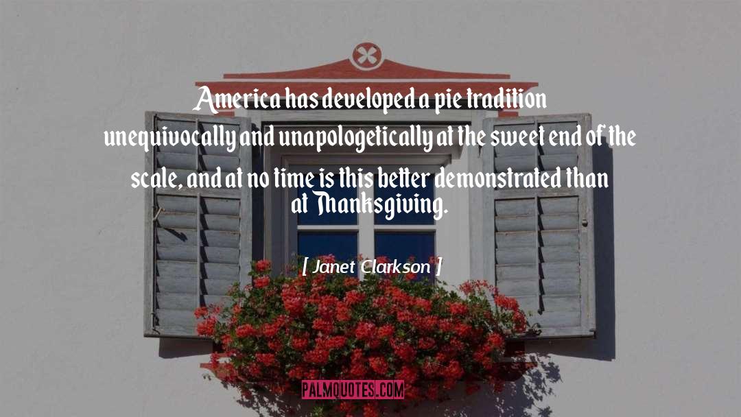 Famous Thanksgiving quotes by Janet Clarkson