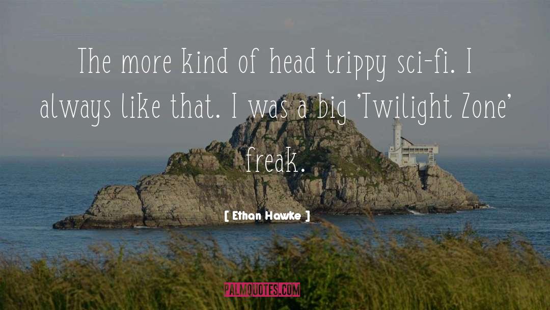 Famous Twilight Zone quotes by Ethan Hawke