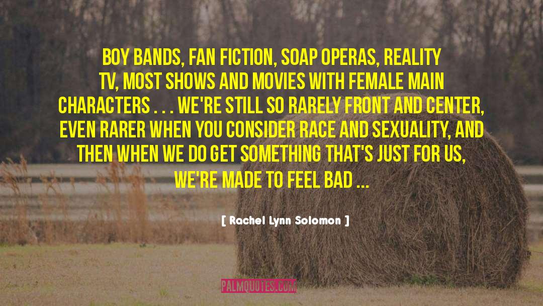 Fan Fiction quotes by Rachel Lynn Solomon
