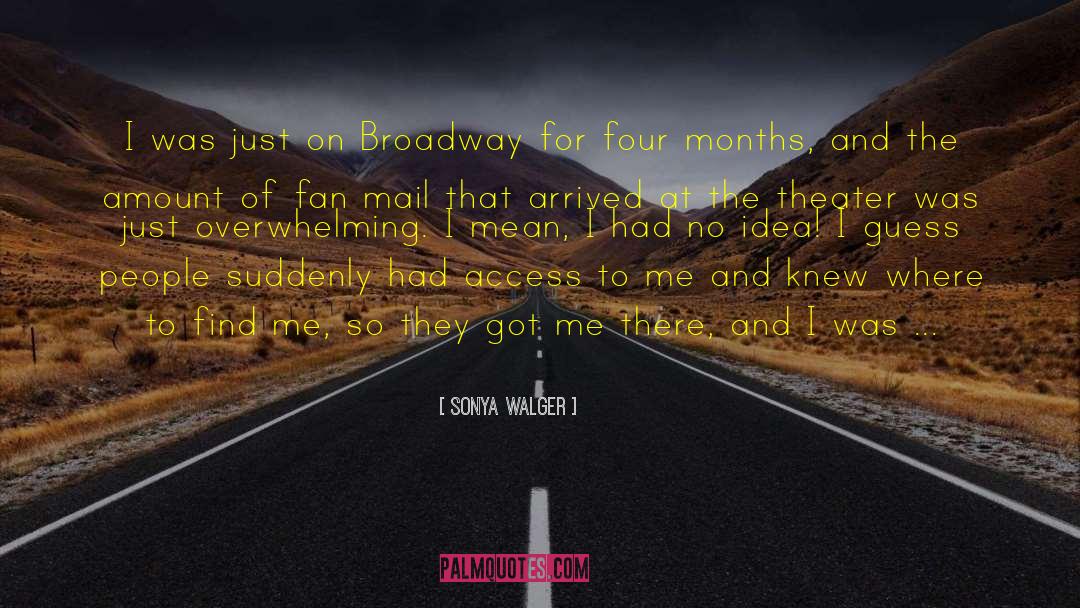 Fan Mail quotes by Sonya Walger