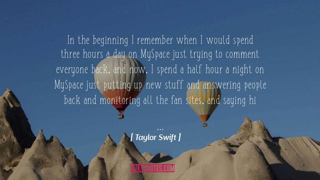 Fan quotes by Taylor Swift