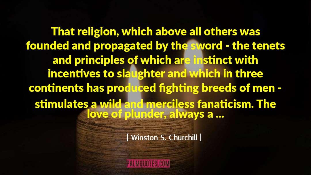 Fanaticism quotes by Winston S. Churchill