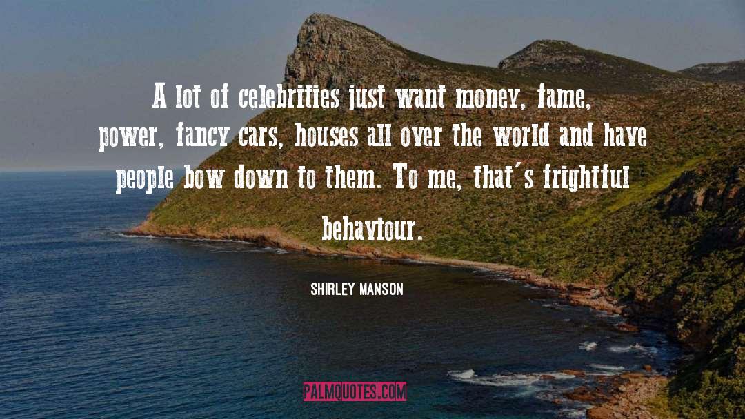 Fancy Cars quotes by Shirley Manson