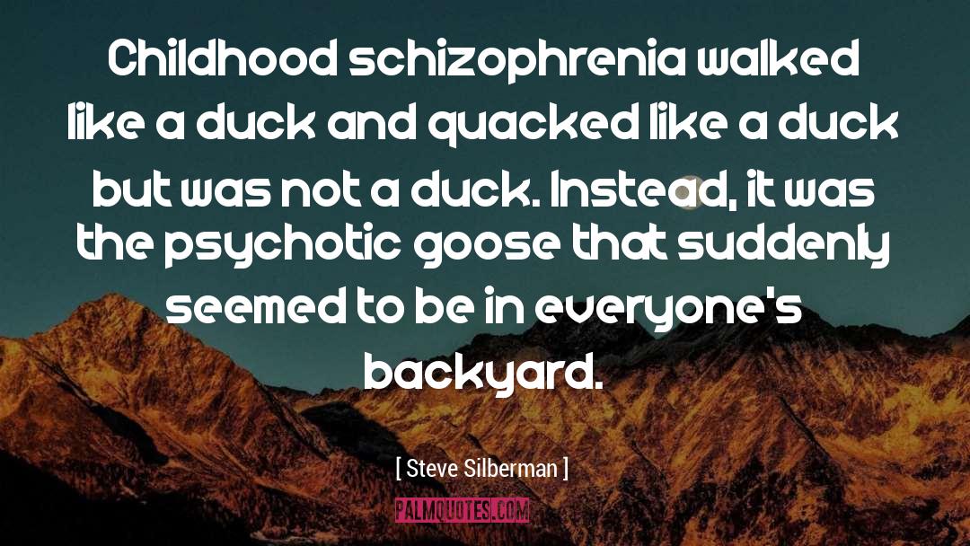 Fancy Duck quotes by Steve Silberman