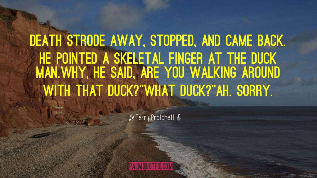 Fancy Duck quotes by Terry Pratchett