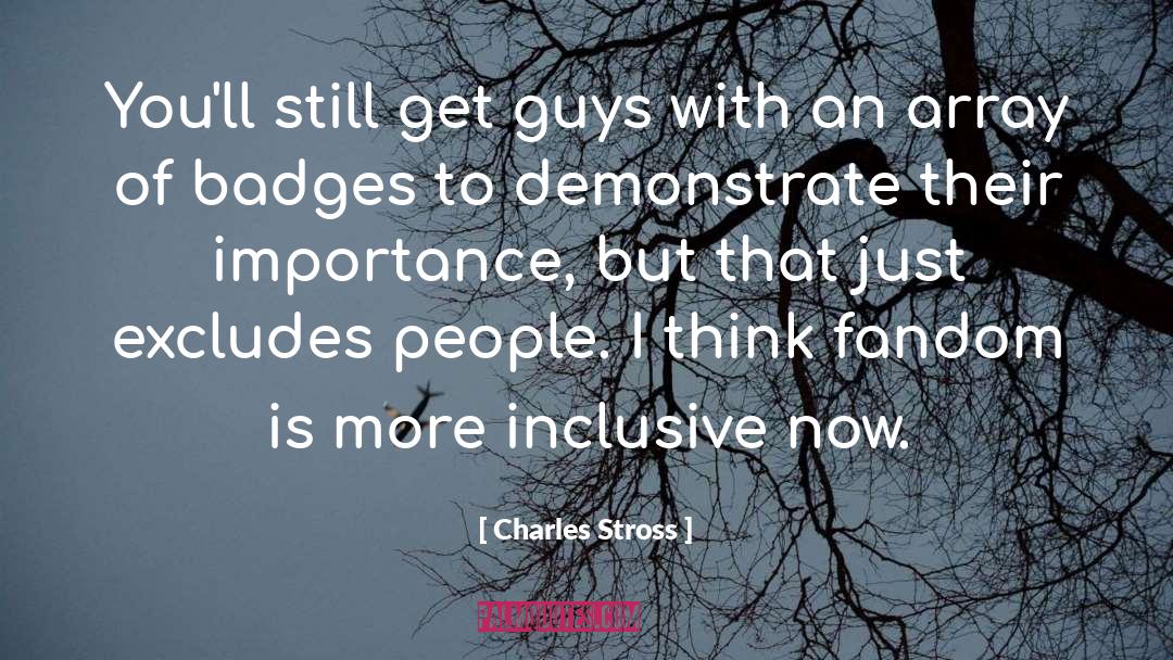 Fandom quotes by Charles Stross