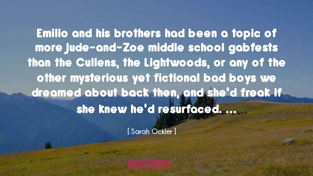 Fandoms quotes by Sarah Ockler