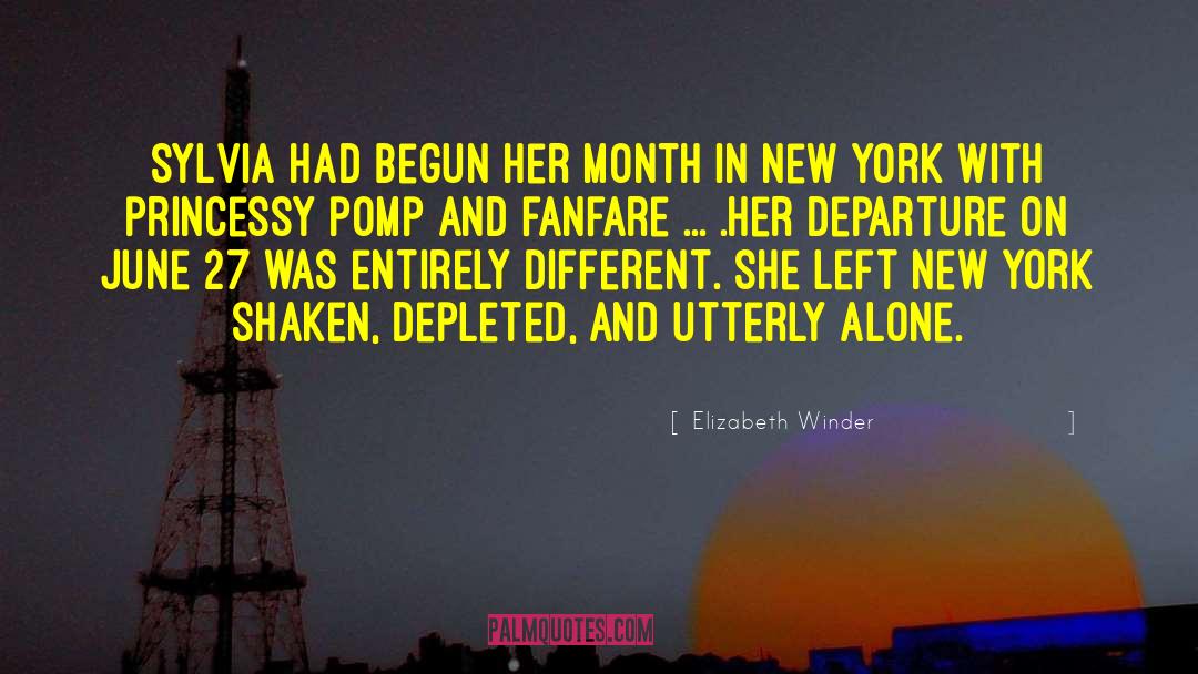 Fanfare quotes by Elizabeth Winder