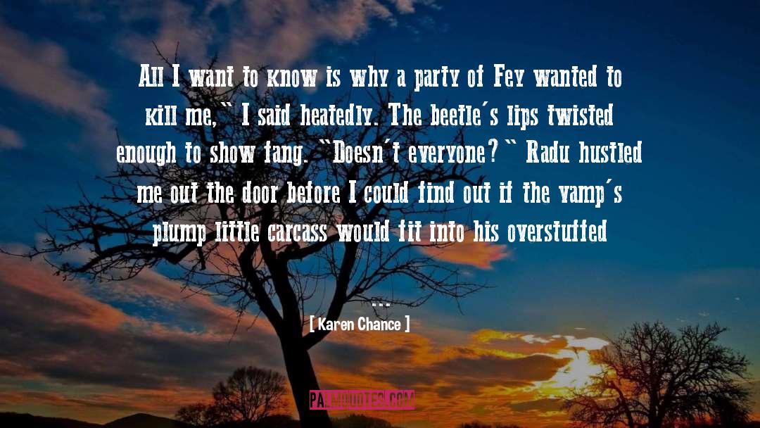 Fang quotes by Karen Chance