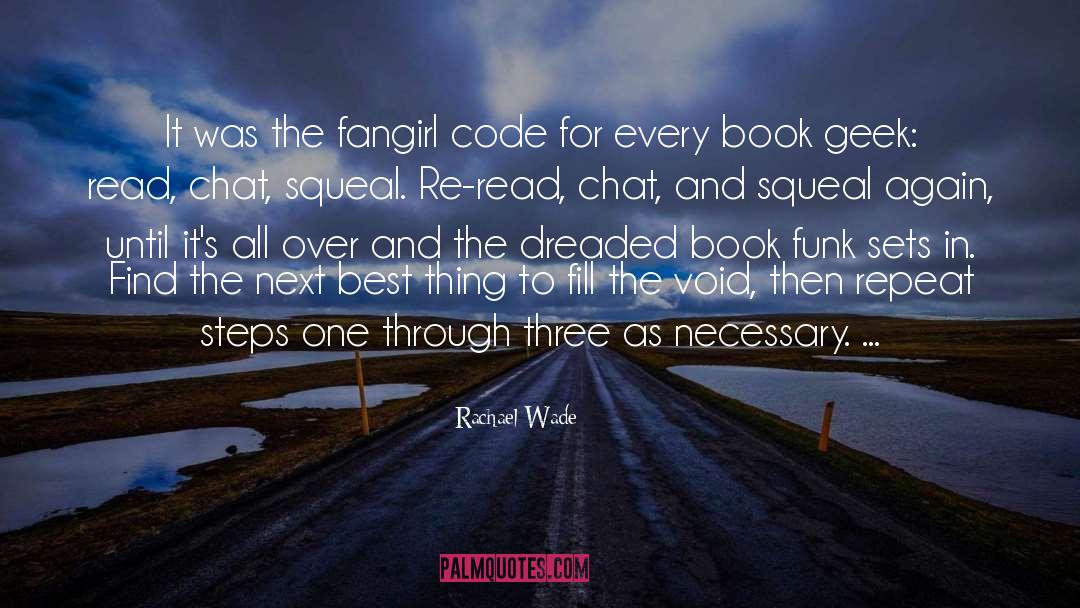 Fangirl Moment quotes by Rachael Wade