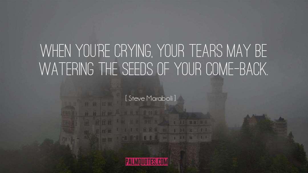 Fangirling Crying quotes by Steve Maraboli