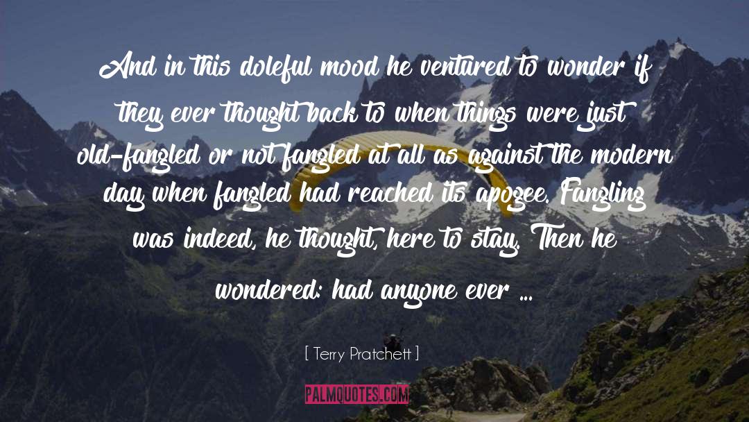 Fangler quotes by Terry Pratchett