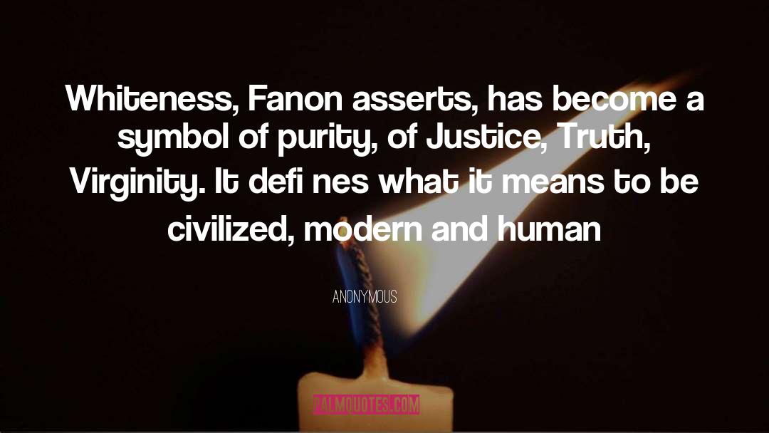 Fanon quotes by Anonymous