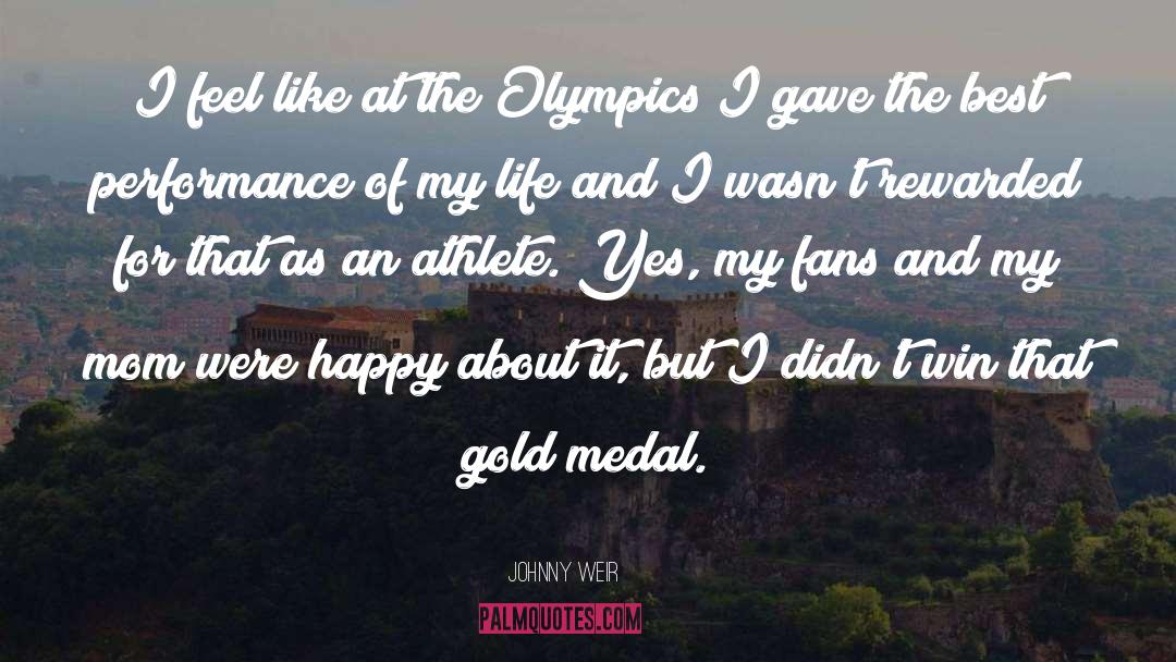 Fans quotes by Johnny Weir