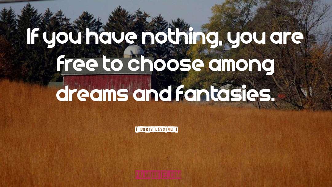 Fantasies quotes by Doris Lessing