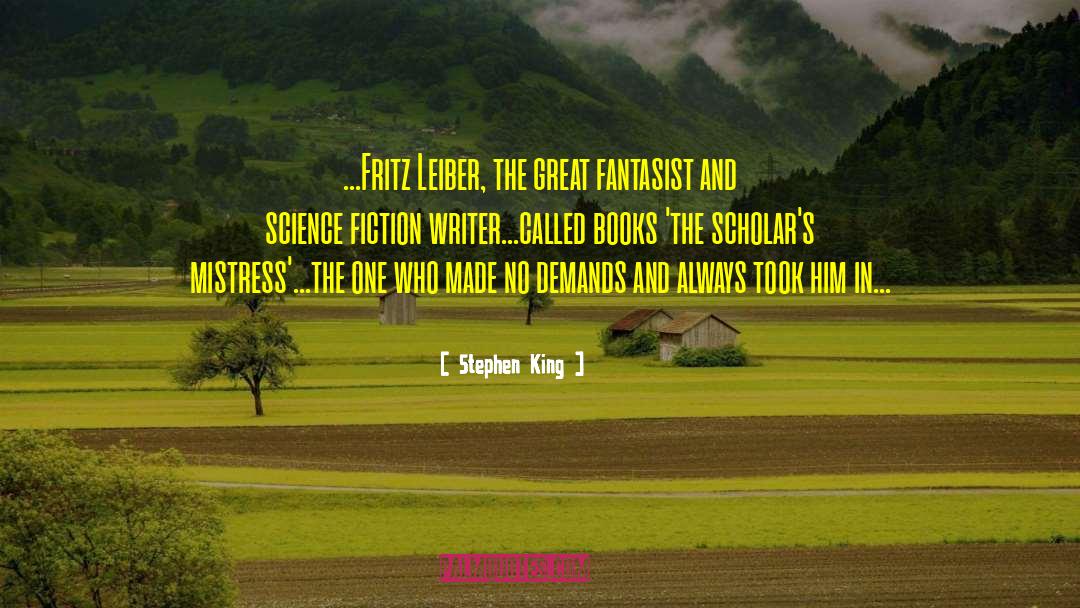 Fantasist quotes by Stephen King