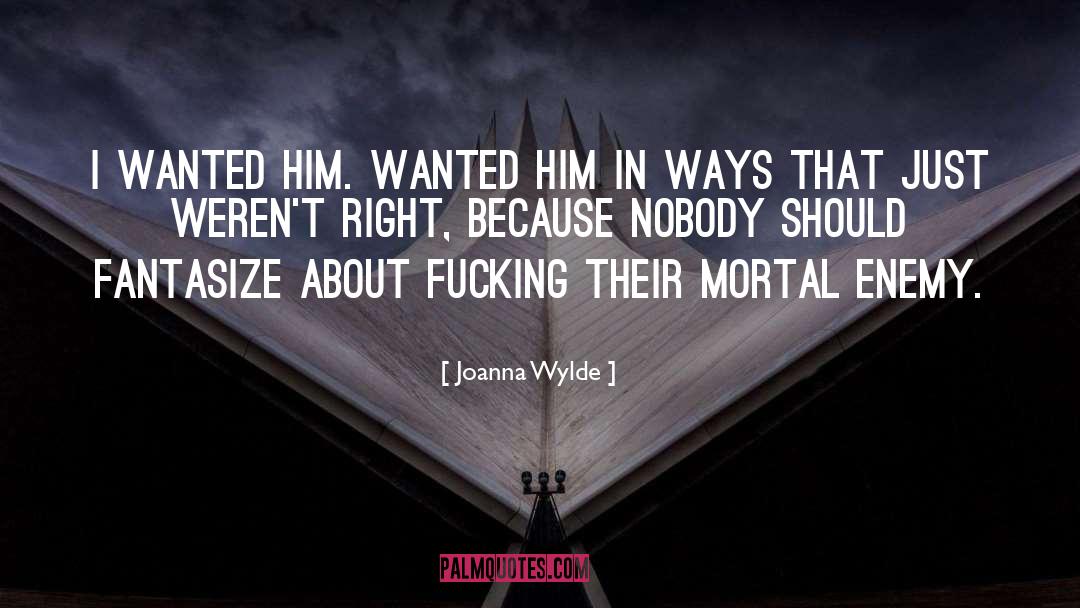 Fantasize quotes by Joanna Wylde