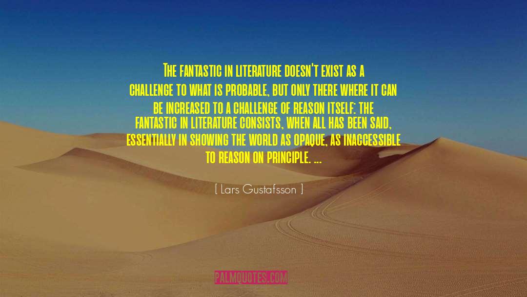 Fantastique quotes by Lars Gustafsson