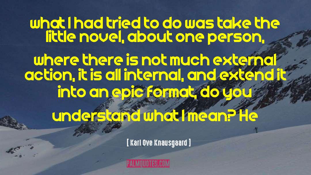 Fantasy Action quotes by Karl Ove Knausgaard