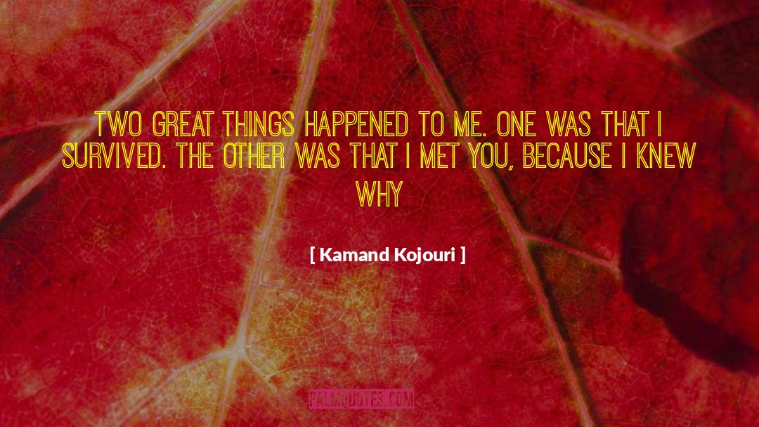 Fantasy Love quotes by Kamand Kojouri