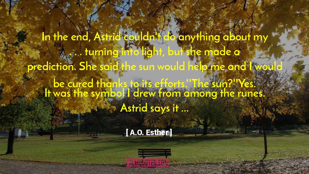 Fantasy Novel quotes by A.O. Esther