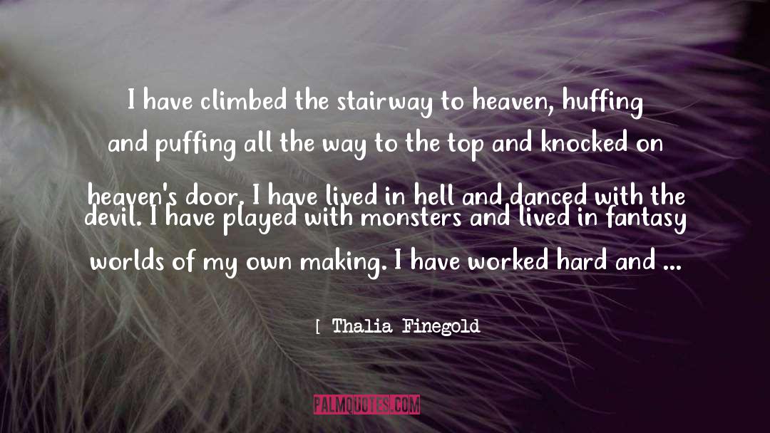 Fantasy Worlds quotes by Thalia Finegold