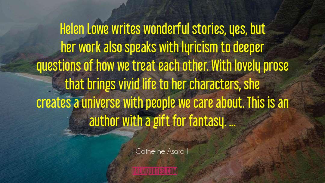 Fantasy Writing quotes by Catherine Asaro