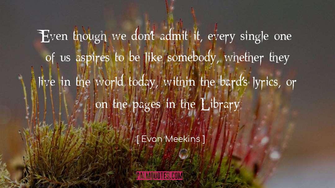Fantasy Young Adult quotes by Evan Meekins