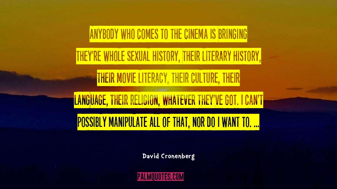 Fantomes Cinema quotes by David Cronenberg