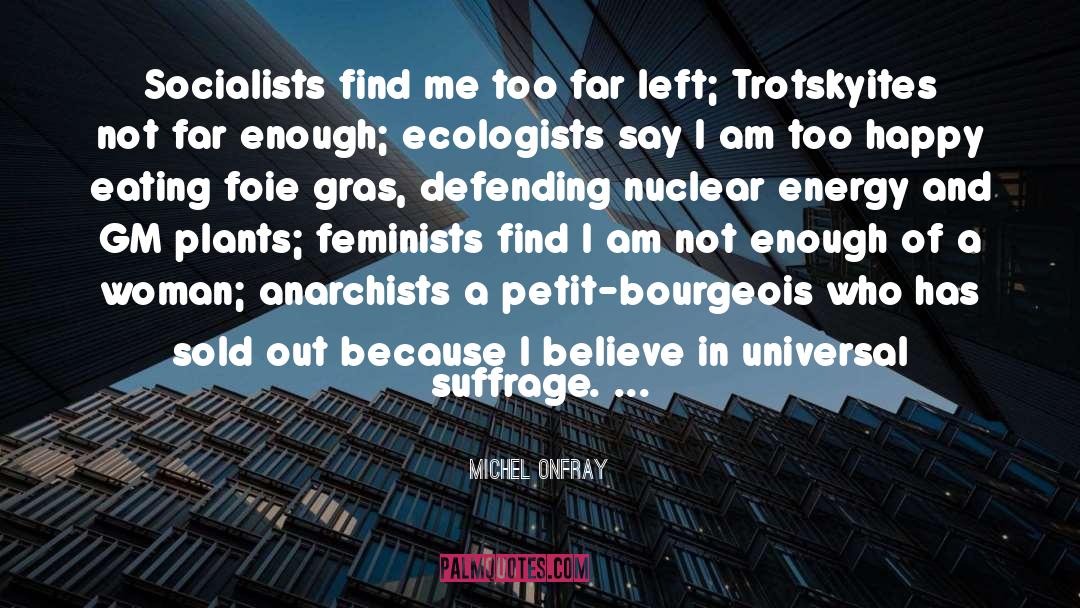 Far Left quotes by Michel Onfray