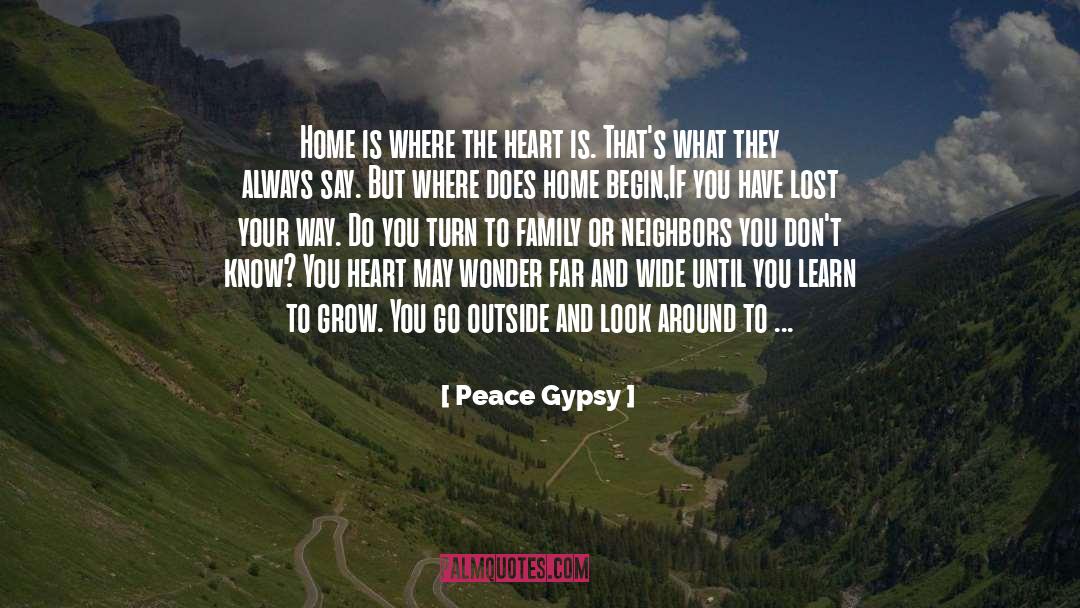Faraway Look quotes by Peace Gypsy