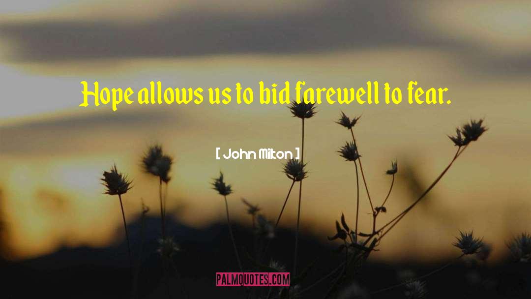 Farewell Students quotes by John Milton